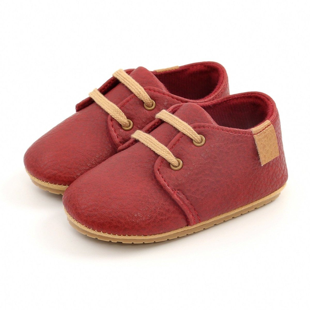 Infant Multicolor Retro Leather Shoes - Baby Bubble Store