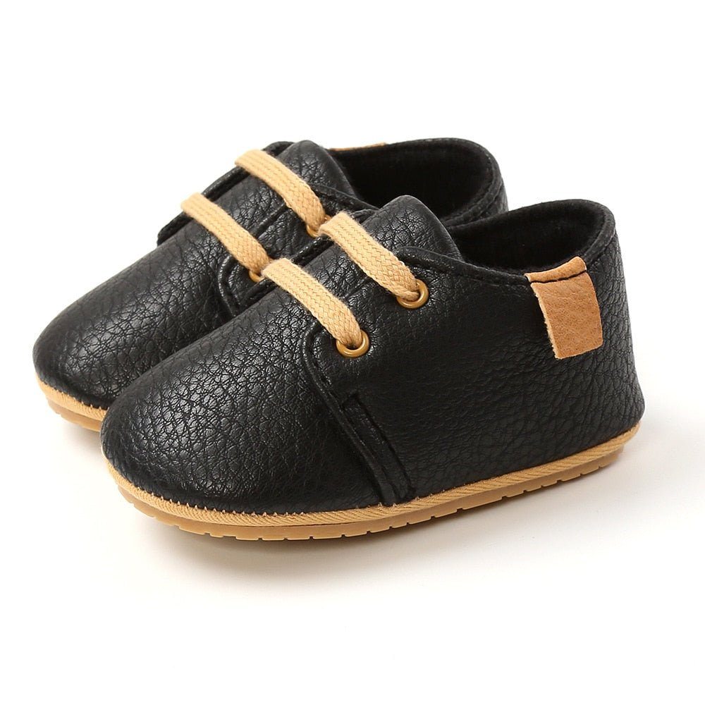 Infant Multicolor Retro Leather Shoes - Baby Bubble Store