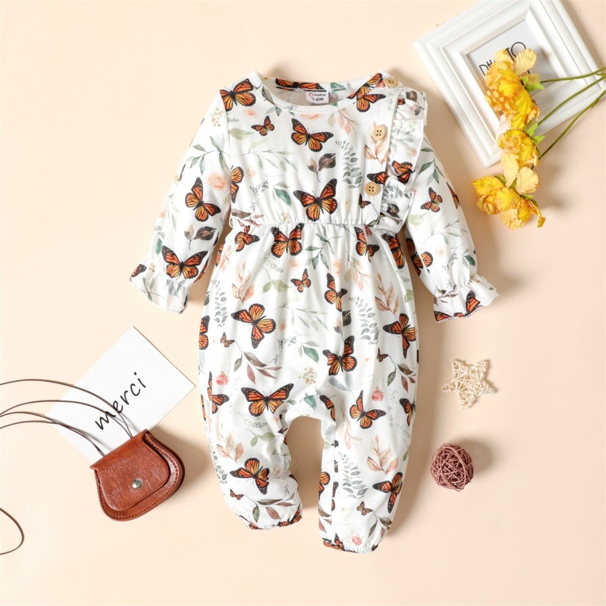 Long - sleeve Jumpsuit Baby Romper - Baby Bubble Store