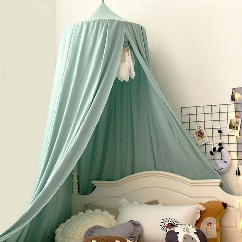 Crib curtain canopy hotsell