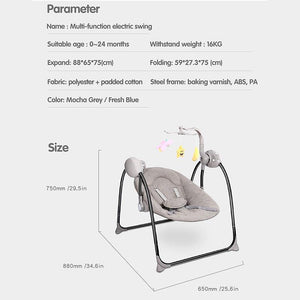 Multi - function Baby Swing Chair - Baby Bubble Store