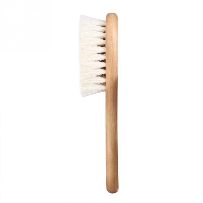 Natural Wool Baby Wooden Brush - Baby Bubble Store