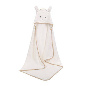 Newborn Fleece Hooded Bath Towel - Baby Bubble Store