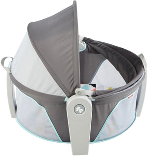 Portable Bassinet and Play Space On-the-Go Baby Dome with Developmental Toys and Canopy, Windmill Baby Bubble Store 