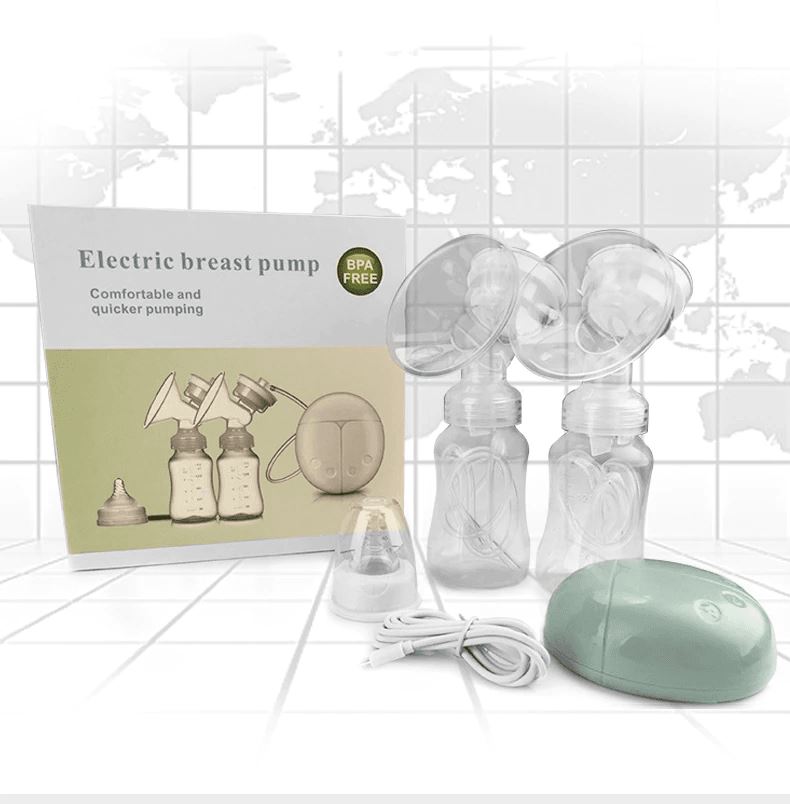 Portable Double Electric Breast Pump - Baby Bubble Store