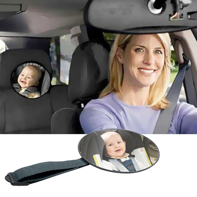 Round Shape Baby Car Mirror - Baby Bubble Store