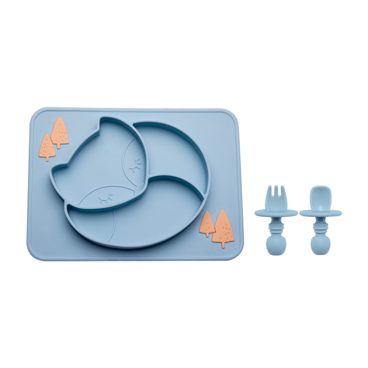 Silicone Baby Dining Plate - Baby Bubble Store