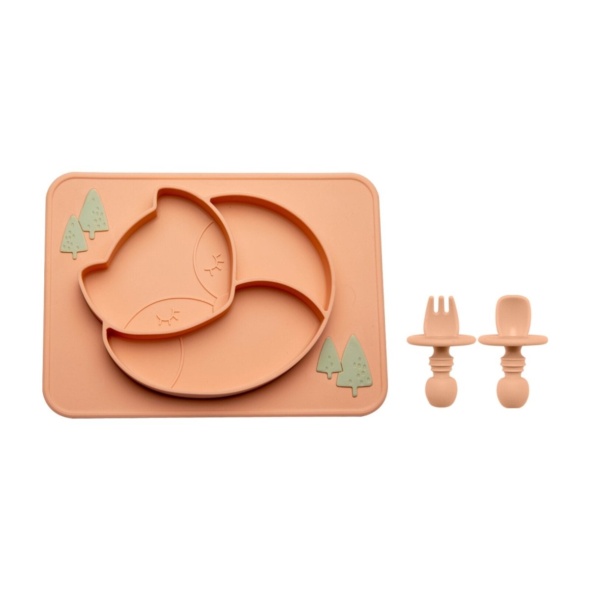 Silicone Baby Dining Plate - Baby Bubble Store