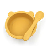 Silicone Baby Feeding Bowl With Spoon - Baby Bubble Store