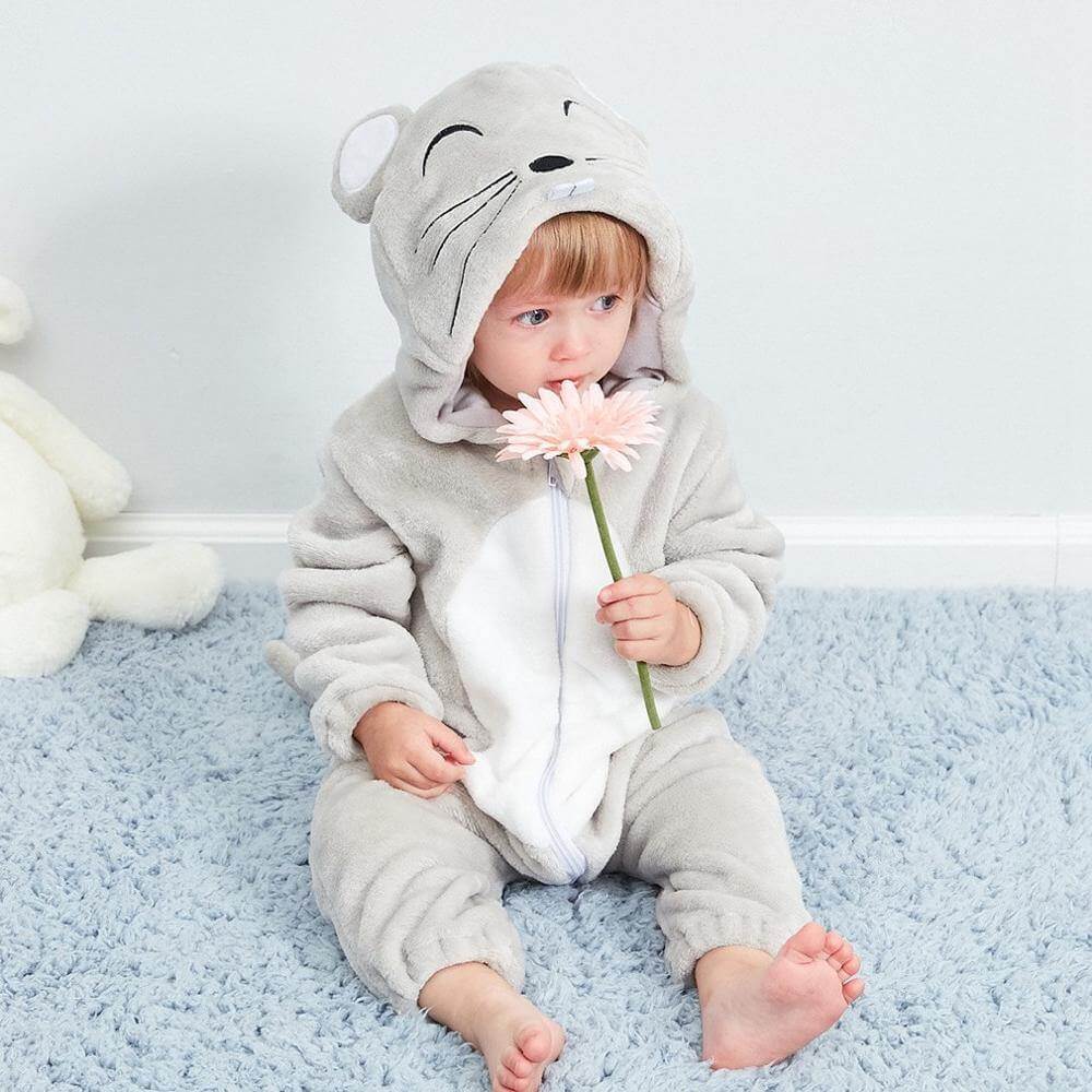 Soft Baby Animal Romper - Baby Bubble Store