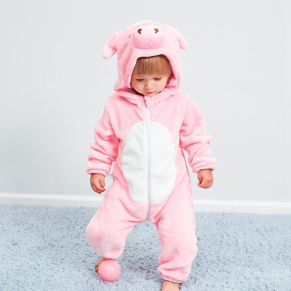 Soft Baby Animal Romper - Baby Bubble Store