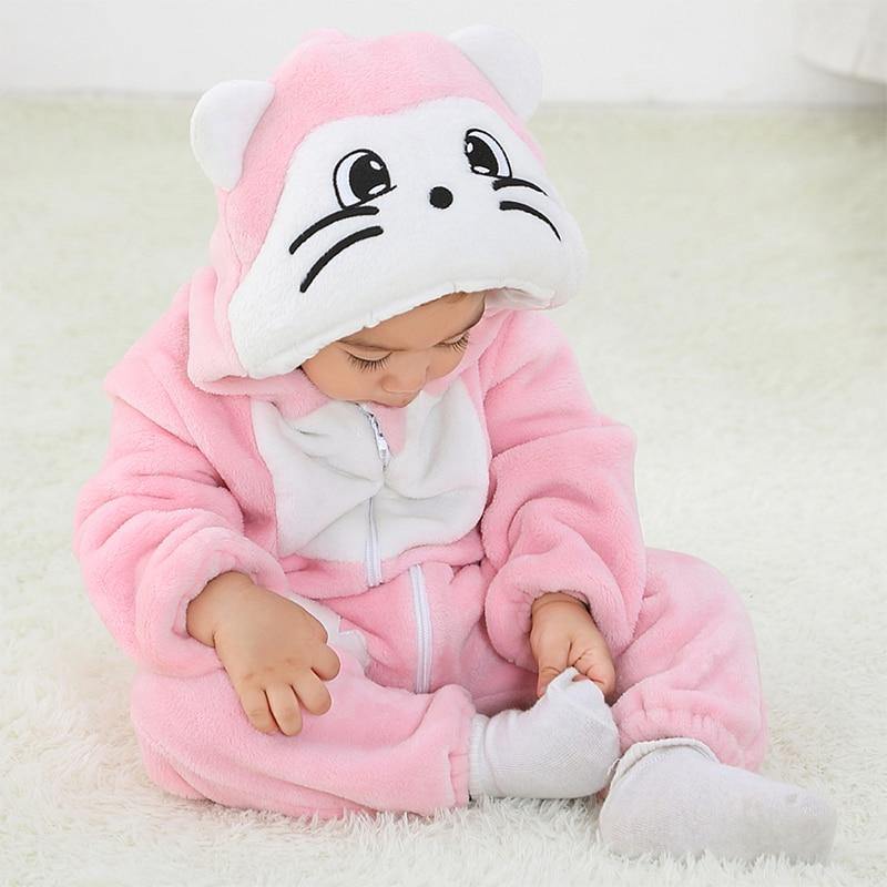 Soft Baby Animal Romper - Baby Bubble Store