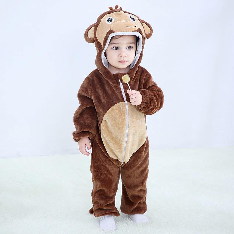 Soft Baby Animal Romper - Baby Bubble Store