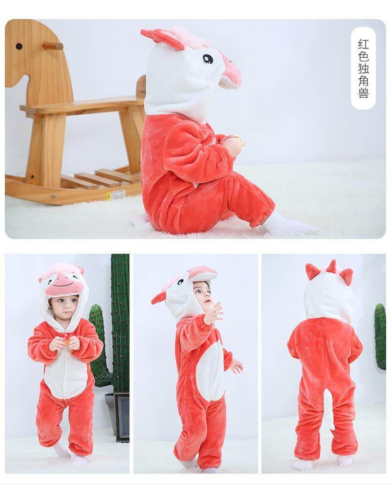 Soft Baby Animal Romper - Baby Bubble Store