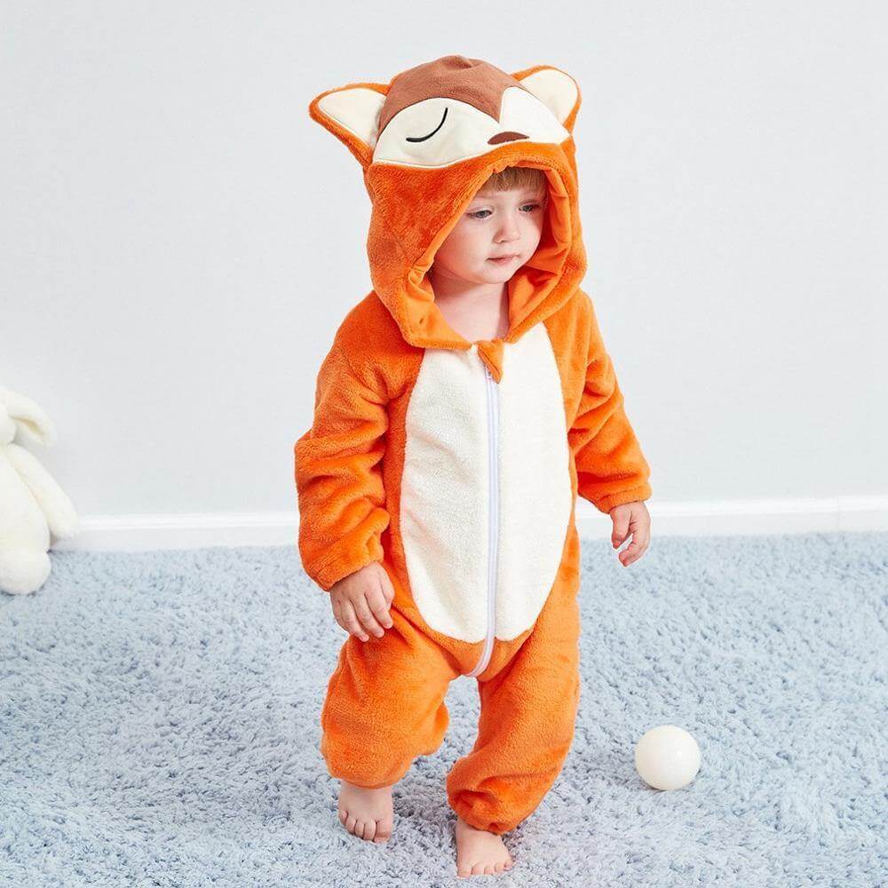 Soft Baby Animal Romper - Baby Bubble Store