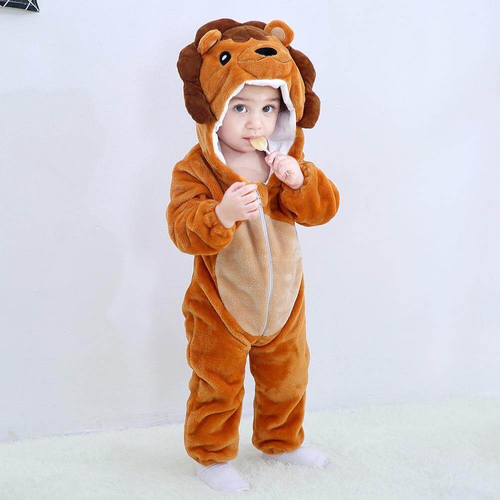 Soft Baby Animal Romper - Baby Bubble Store