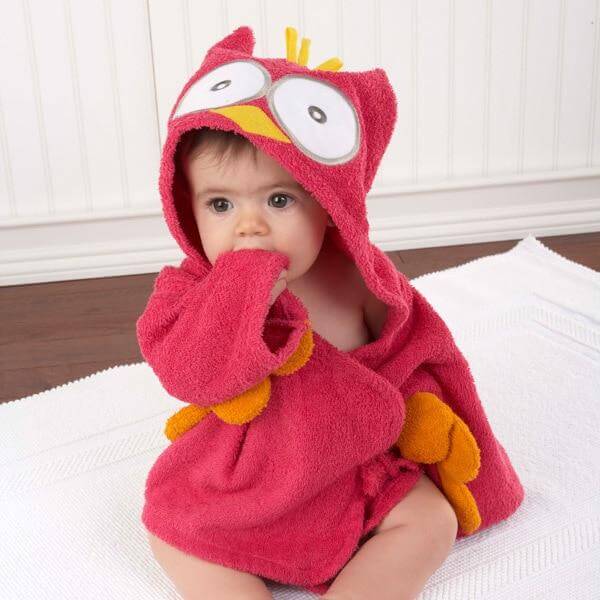 Soft Hooded Animal Baby Bathrobe Towels - Baby Bubble Store