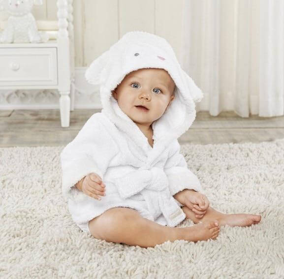 Soft Hooded Animal Baby Bathrobe Towels - Baby Bubble Store