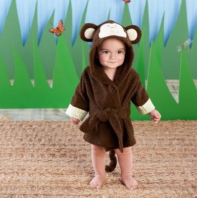 Soft Hooded Animal Baby Bathrobe Towels - Baby Bubble Store