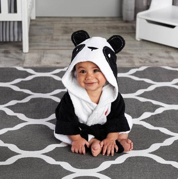 Soft Hooded Animal Baby Bathrobe Towels - Baby Bubble Store