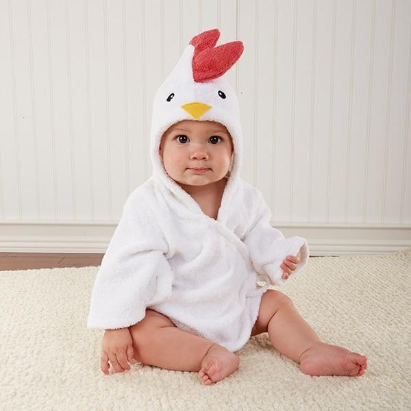 Soft Hooded Animal Baby Bathrobe Towels - Baby Bubble Store