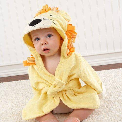 Soft Hooded Animal Baby Bathrobe Towels - Baby Bubble Store