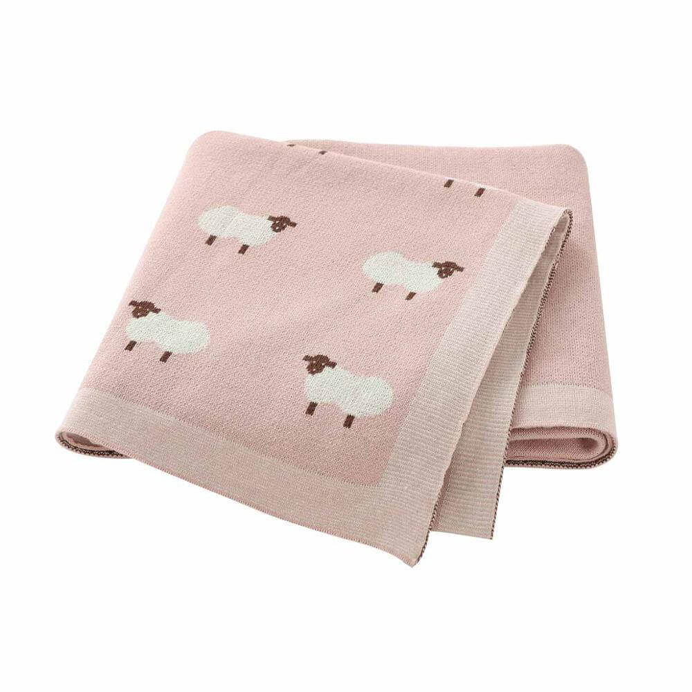 Soft Sheep Baby Blanket - Baby Bubble Store