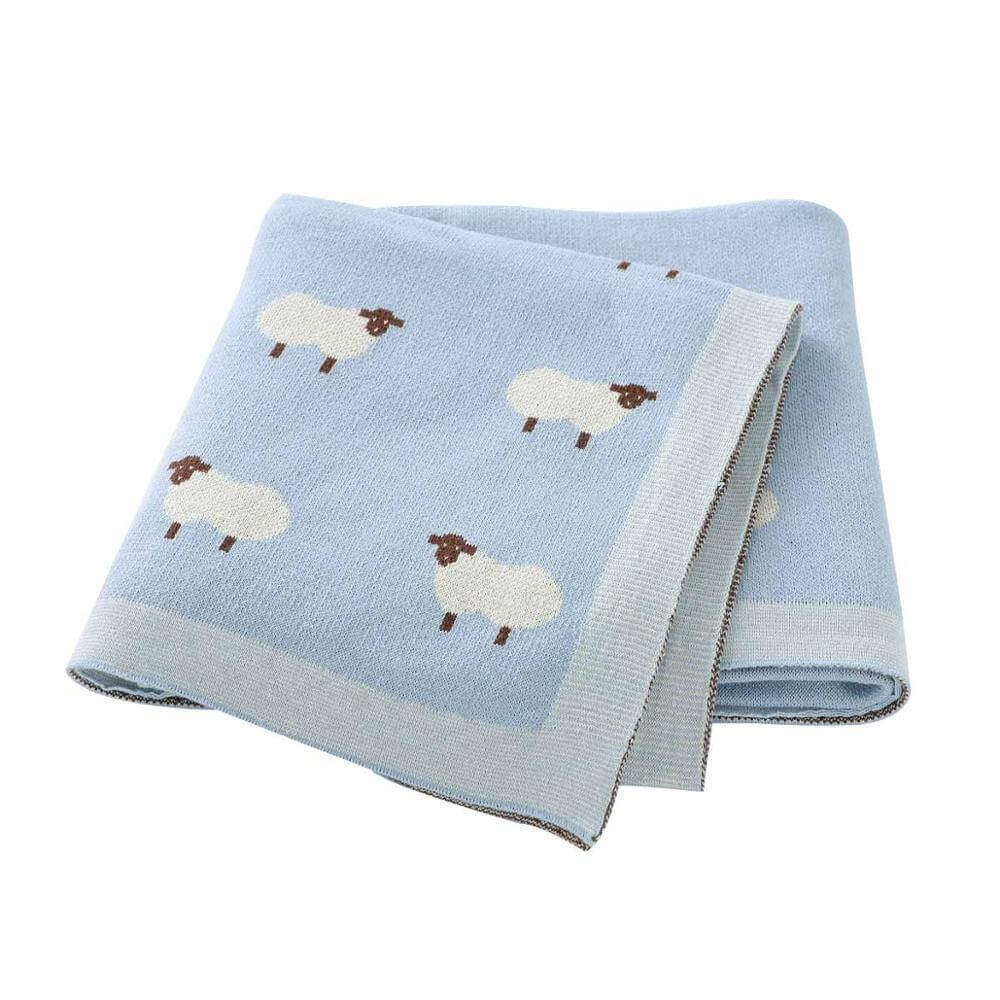 Soft Sheep Baby Blanket - Baby Bubble Store