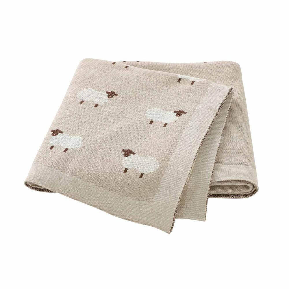 Soft Sheep Baby Blanket - Baby Bubble Store