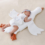 White Goose Stuffed Baby Pillow - Baby Bubble Store