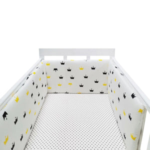 Interweaved Baby Bed Bumper Double Knotted Soft Crib Barrier – TheToddly